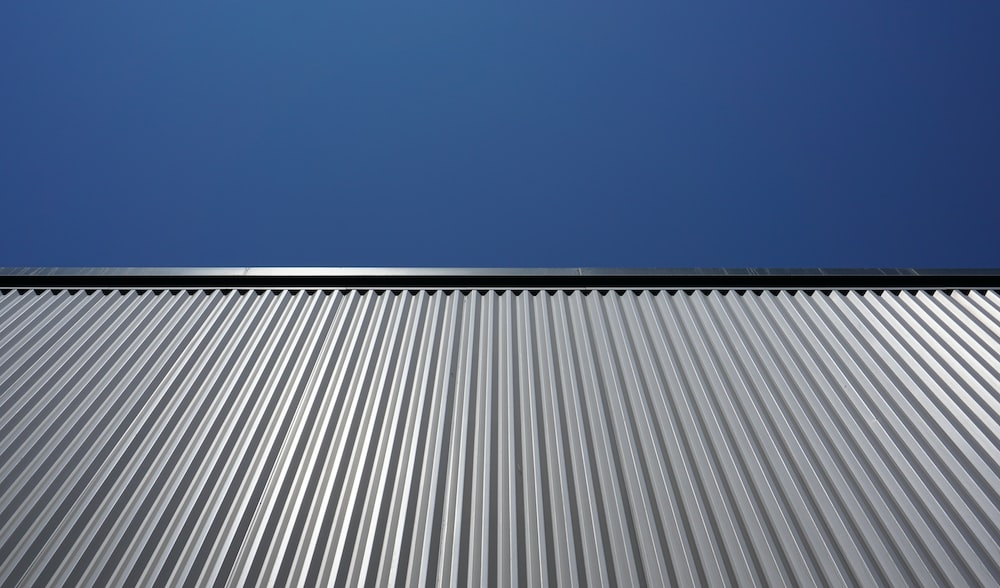 a metal roof