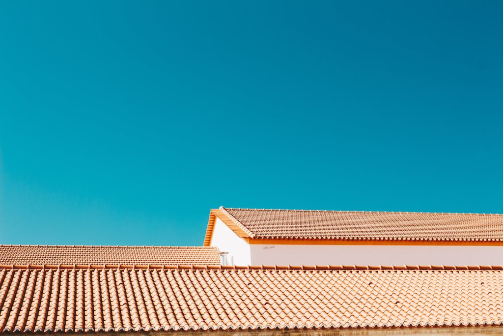 brown concrete roof