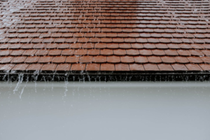  Photo of Roof While Raining