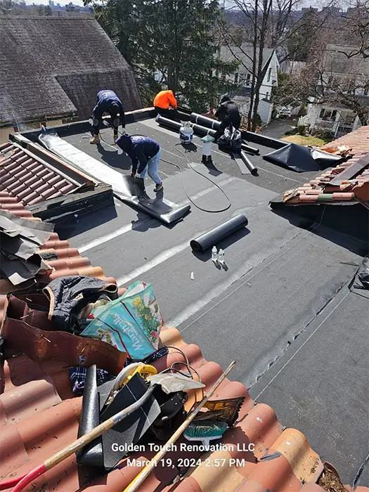 flat roof