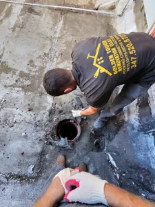 Gutter work