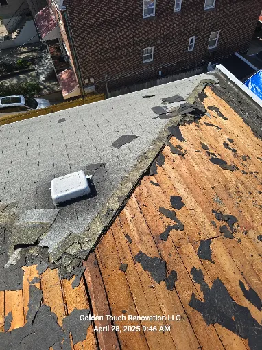 Roof Replacement Before